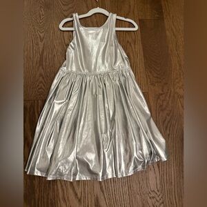 Pink Chicken Silver Kids Casual Dress